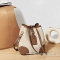 2023 Genuine Leather Bucket Bag